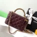 4CHANEL CC GHW Vanity Case 2 Way Shoulder Bag #A49145