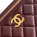 6CHANEL CC GHW Vanity Case 2 Way Shoulder Bag #A49145