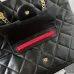 9CHANEL Calfskin Quilted Pocket Shopping Tote Black #A49154