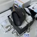 14CHANEL Caviar Quilted Chain Top Handle With Chain White/Black #A49146