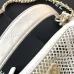 7CHANEL Clutch with chain - Mesh, shiny lambskin &amp; gold-tone metal #A49785