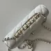 14CHANEL Lambskin Quilted Crystal Top Handle Clutch #A50415