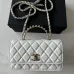 11CHANEL Lambskin Quilted Crystal Top Handle Clutch #A50415