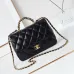10CHANEL Lambskin Quilted Mini Rectangular Flap  #A49156
