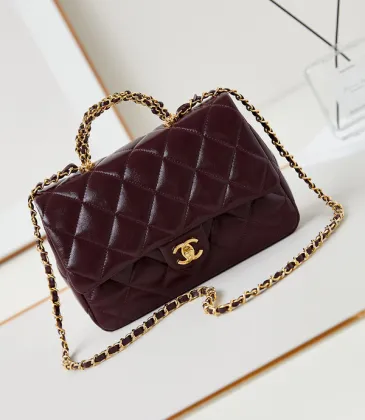 CHANEL Lambskin Quilted Mini Rectangular Flap  #A49156