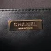 9CHANEL Lambskin Quilted Walk of Fame Star Bag Black #A49166