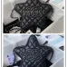 1CHANEL Lambskin Quilted Walk of Fame Star Bag Black #A49166