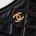 20CHANEL Shiny Lambskin Quilted Small Hobo #A49163