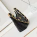 21CHANEL Shiny Lambskin Quilted Small Hobo #A49163