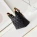 22CHANEL Shiny Lambskin Quilted Small Hobo #A49163