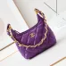 11CHANEL Shiny Lambskin Quilted Small Hobo #A49163