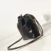 15Chanel 22 mini handbag, Shiny calfskin &amp; gold-tone metal  #A49199