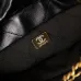 10Chanel 22 mini handbag, Shiny calfskin &amp; gold-tone metal  #A49199