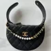6Chanel 23k Hula Hoop Bag with Camelia #A50411