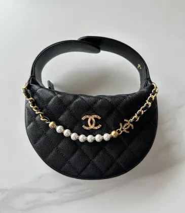 Chanel 23k Hula Hoop Bag with Camelia #A50411