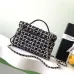 3Chanel 25C Black and White Tweed Top Handle Vanity Case #A49148