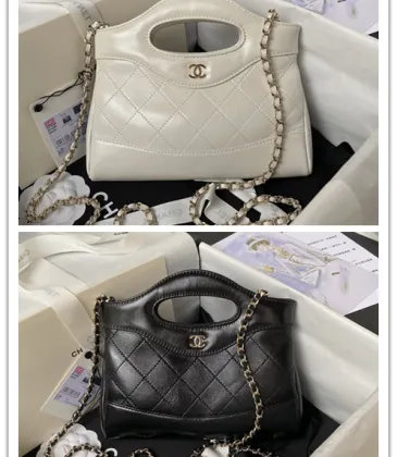 Chanel 31 Shopping Bag Clutch with Chain Quilted Calfskin Nano #A49147