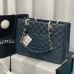 24Chanel Black Caviar Gst In Gold Hardware #A49228