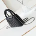 4Chanel Black Quilted Aged Calfskin Mini Kelly Bag Aged Gold Hardware #A49205
