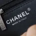 8Chanel Black Quilted Aged Calfskin Mini Kelly Bag Aged Gold Hardware #A49205