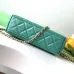 14Chanel Black Quilted Aged Calfskin Mini Kelly Bag Aged Gold Hardware #A49206