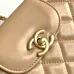 20Chanel Black Quilted Aged Calfskin Mini Kelly Bag Aged Gold Hardware #A49206