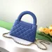 23Chanel Black Quilted Aged Calfskin Mini Kelly Bag Aged Gold Hardware #A49206
