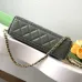 5Chanel Black Quilted Aged Calfskin Mini Kelly Bag Aged Gold Hardware #A49206