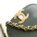 8Chanel Black Quilted Aged Calfskin Mini Kelly Bag Aged Gold Hardware #A49206