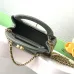 9Chanel Black Quilted Aged Calfskin Mini Kelly Bag Aged Gold Hardware #A49206