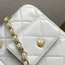 9Chanel Bowling Bag: Cowhide Leather 24K Gold Chain Handbag with Pockets #A49219