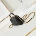 21Chanel Brown Quilted Lambskin Top Handle Mini Bag Brushed #A49152