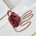 4Chanel Brown Quilted Lambskin Top Handle Mini Bag Brushed #A49152