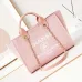 21Chanel Deauville Coco Mark Tote Bag Canvas #A49193