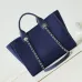 6Chanel Deauville Coco Mark Tote Bag Canvas #A49193