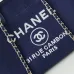 9Chanel Deauville Coco Mark Tote Bag Canvas #A49193