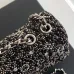6Chanel Evening bag, Strass, silver-tone metal, black  #A49176