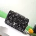 1Chanel Evening bag, Strass, silver-tone metal, black  #A49176