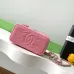 17Chanel Lambskin Quilted Metal Small Top Handle Vanity Case #A50409