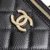7Chanel Lambskin Quilted Metal Small Top Handle Vanity Case #A50409