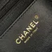 9Chanel Large Capacity Black Gold Chain Shoulder Bag #A49225