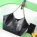 10Chanel Maxi shopping bag, Calfskin &amp; gold-tone metal, black #A49134
