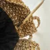 4Chanel Mini 22 Bag Metallic Gold Macrame Calfskin Gold Hardware #A49198