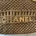 7Chanel Mini 22 Bag Metallic Gold Macrame Calfskin Gold Hardware #A49198