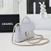15Chanel Mini Rectangular Flap with Top Handle Black Lambsk #A50222