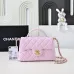 16Chanel Mini Rectangular Flap with Top Handle Black Lambsk #A50222