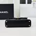 4Chanel Mini Rectangular Flap with Top Handle Black Lambsk #A50222