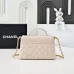 11Chanel Mini Rectangular Flap with Top Handle Black Lambsk #A50222