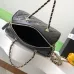 8Chanel Mini Timeless Classic Barrel Bag with Chain Black #A49781