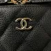 28Chanel New Black Gold Cosmetic Bag #A50414